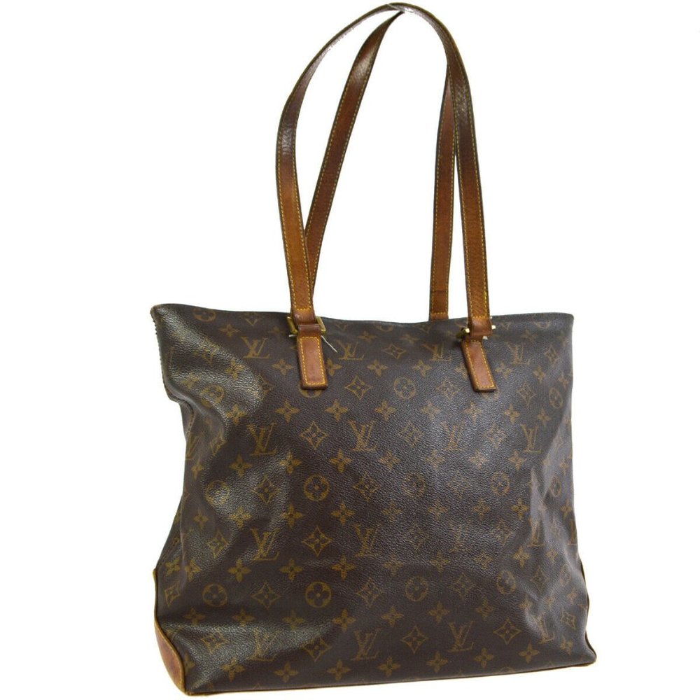 Auth Louis Vuitton Cabas Mezzo Tote Bag #8479L18 - Picture 1 of 12